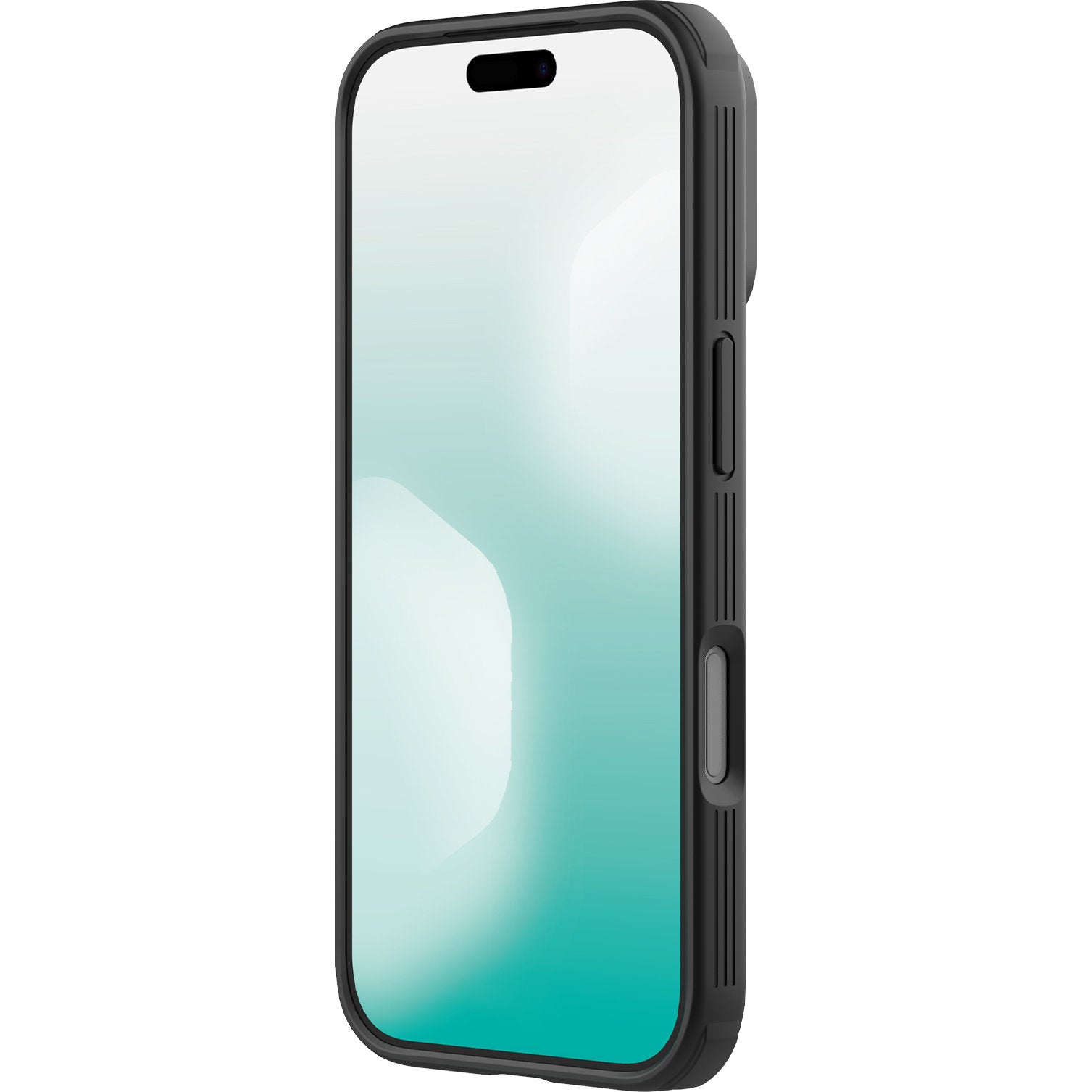 Handyhülle für iPhone 17 Pro, Nillkin CamShield Pro, Durchscheinend-Schwarz