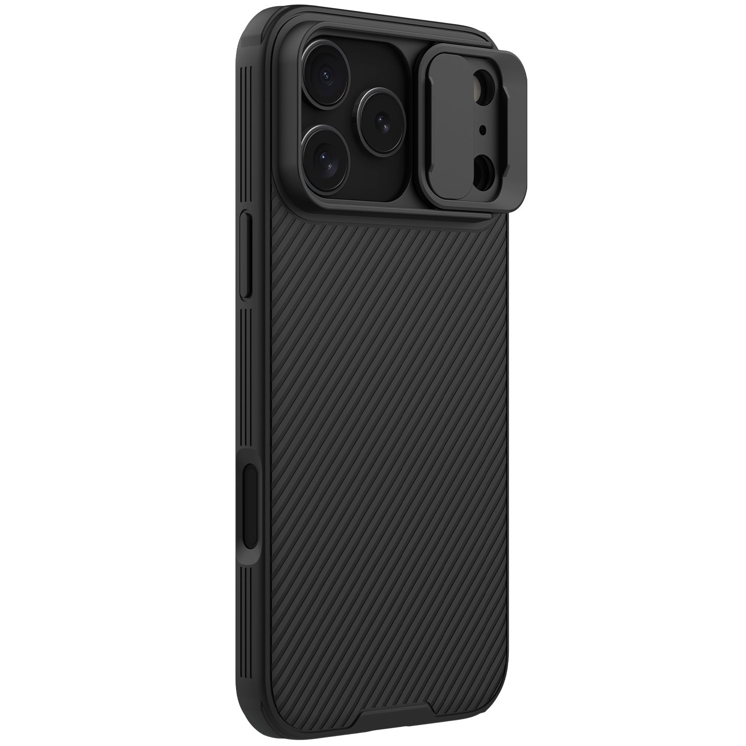 Handyhülle für iPhone 17 Pro Max, Nillkin CamShield Pro, Schwarz