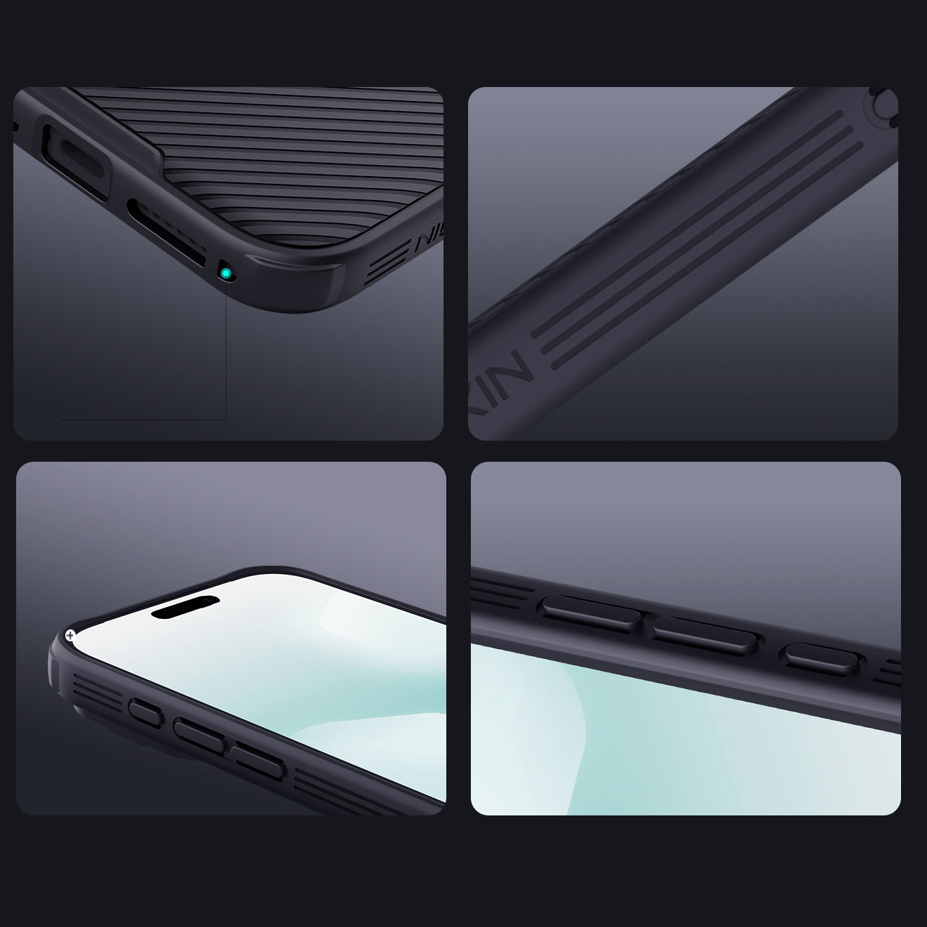 Handyhülle für iPhone 17 Pro Max, Nillkin CamShield Pro, Schwarz