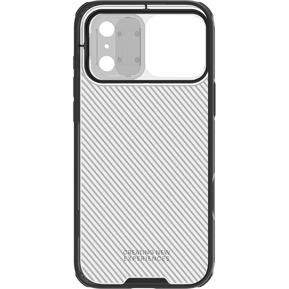 Handyhülle für iPhone 17 Pro Max, Nillkin CamShield Pro, Durchscheinend-Schwarz
