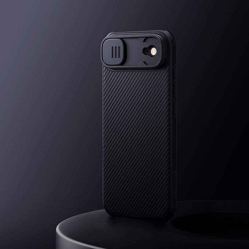Handyhülle mit Kameraschutz für Apple iPhone Air mit MagSafe, Nillkin CamShield Pro Magnetic, Schwarz