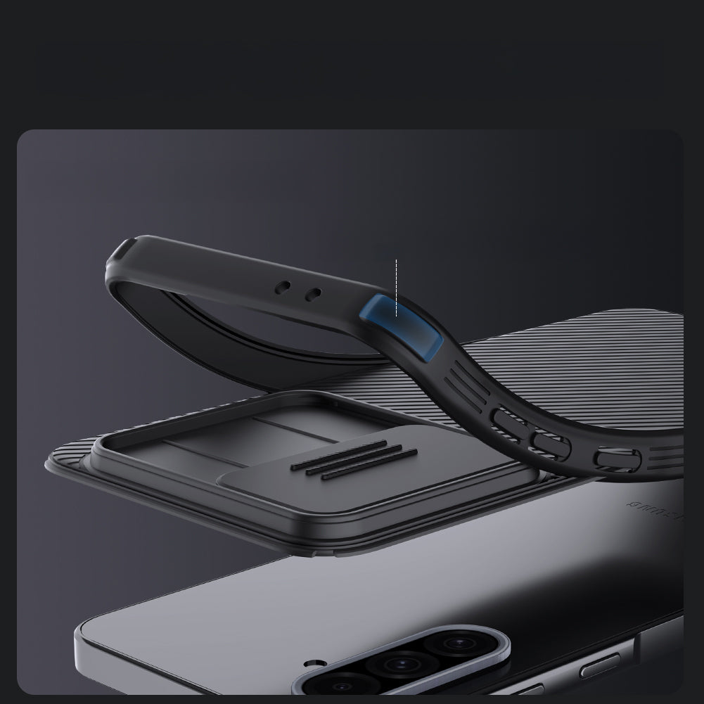 Handyhülle für Galaxy A36 mit MagSafe, Nillkin CamShield Pro Magnetic, Schwarz