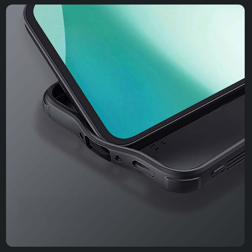 Handyhülle für Galaxy A36 mit MagSafe, Nillkin CamShield Pro Magnetic, Schwarz