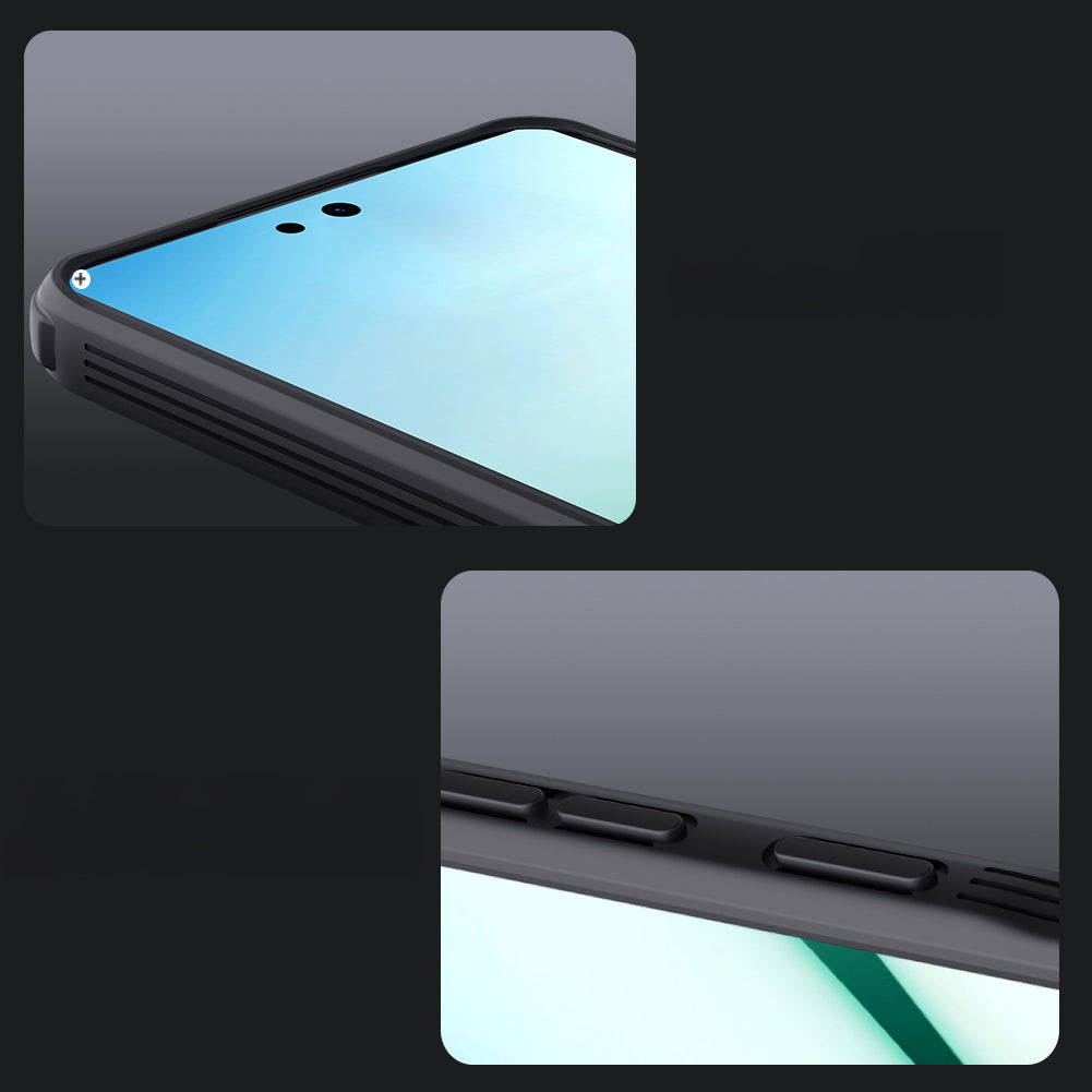 Handyhülle für Galaxy A36 mit MagSafe, Nillkin CamShield Pro Magnetic, Schwarz