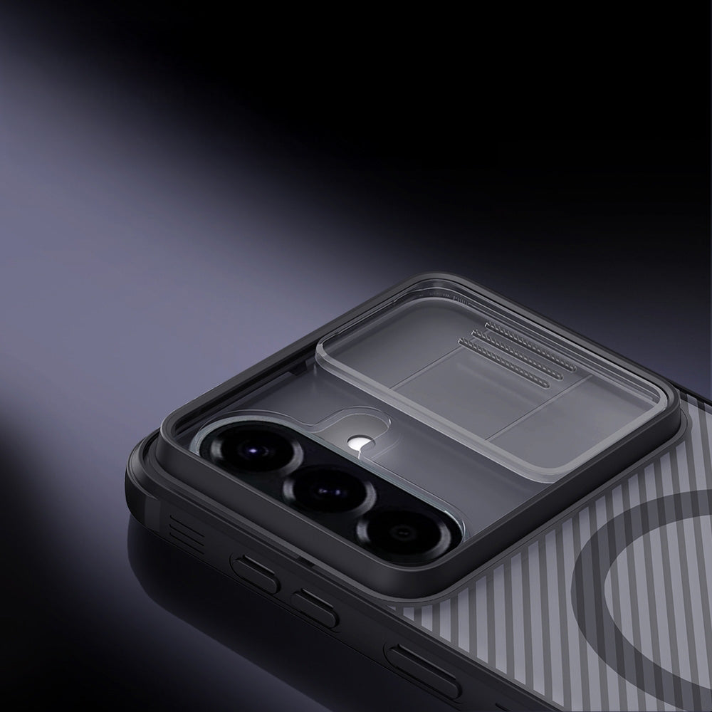 Handyhülle für Galaxy A57 5G, Nillkin CamShield Pro Magnetic mit MagSafe, Rauchfarben