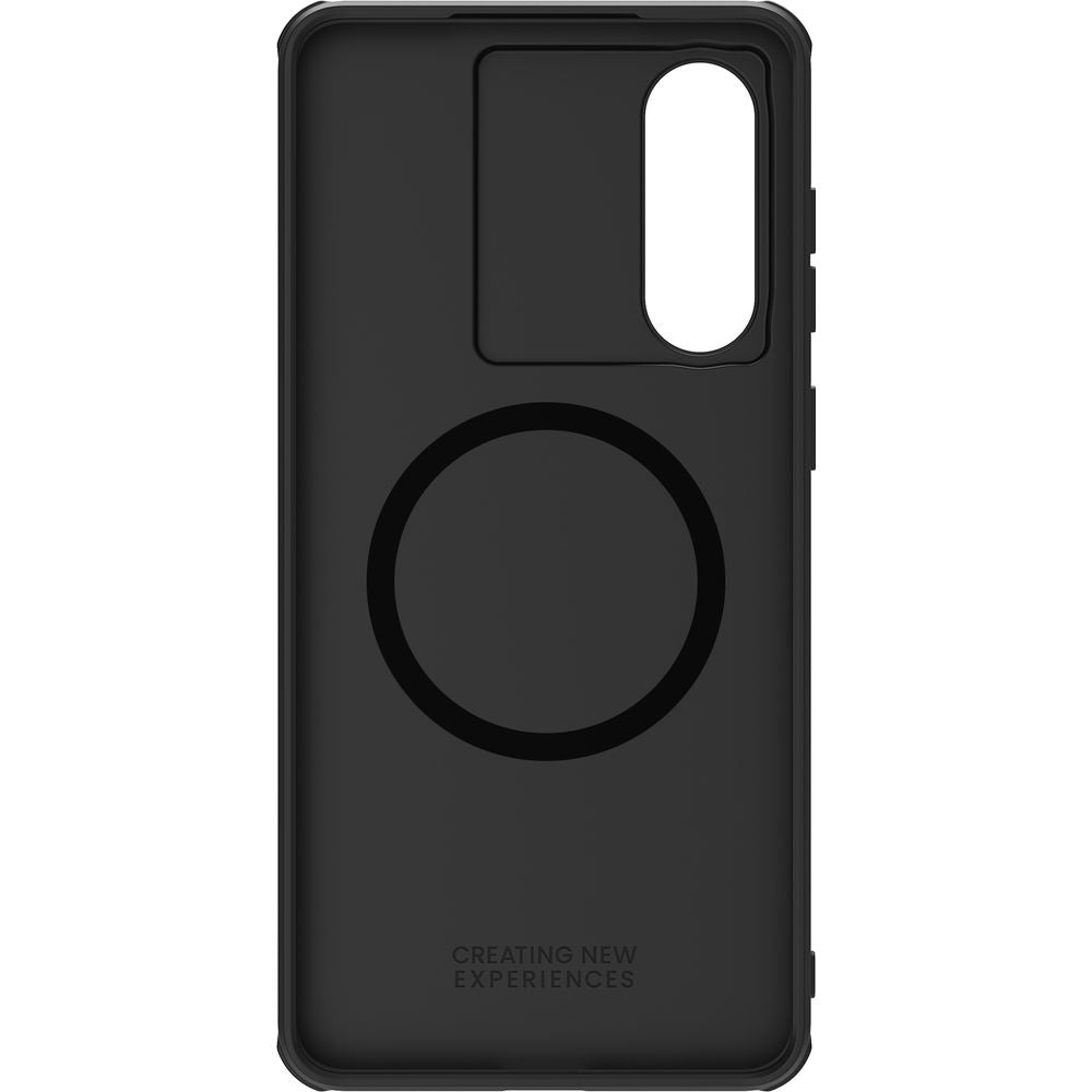 Handyhülle mit Kameraschutz für Galaxy S25 Edge mit MagSafe, Nillkin CamShield Pro Magnetic, Schwarz