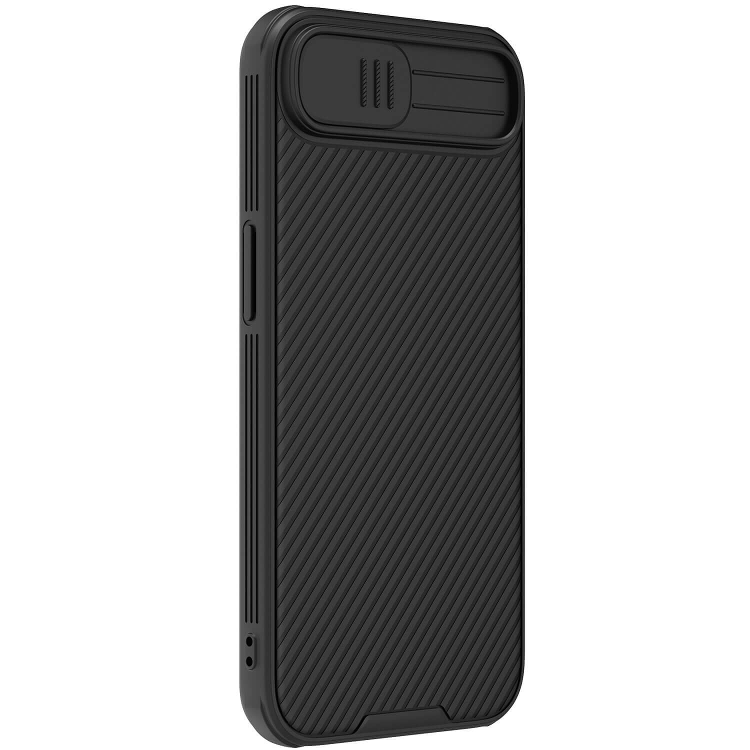 Handyhülle für iPhone 17e / 16e mit MagSafe, Nillkin CamShield Pro Magnetic, Schwarz