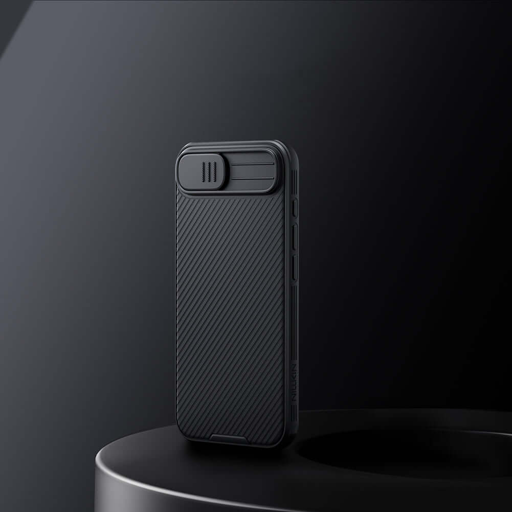 Handyhülle für iPhone 17e / 16e mit MagSafe, Nillkin CamShield Pro Magnetic, Schwarz