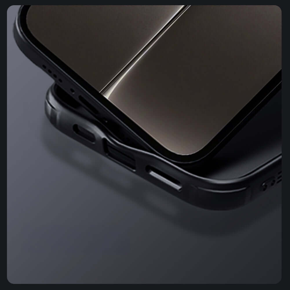 Handyhülle für iPhone 17e / 16e mit MagSafe, Nillkin CamShield Pro Magnetic, Schwarz