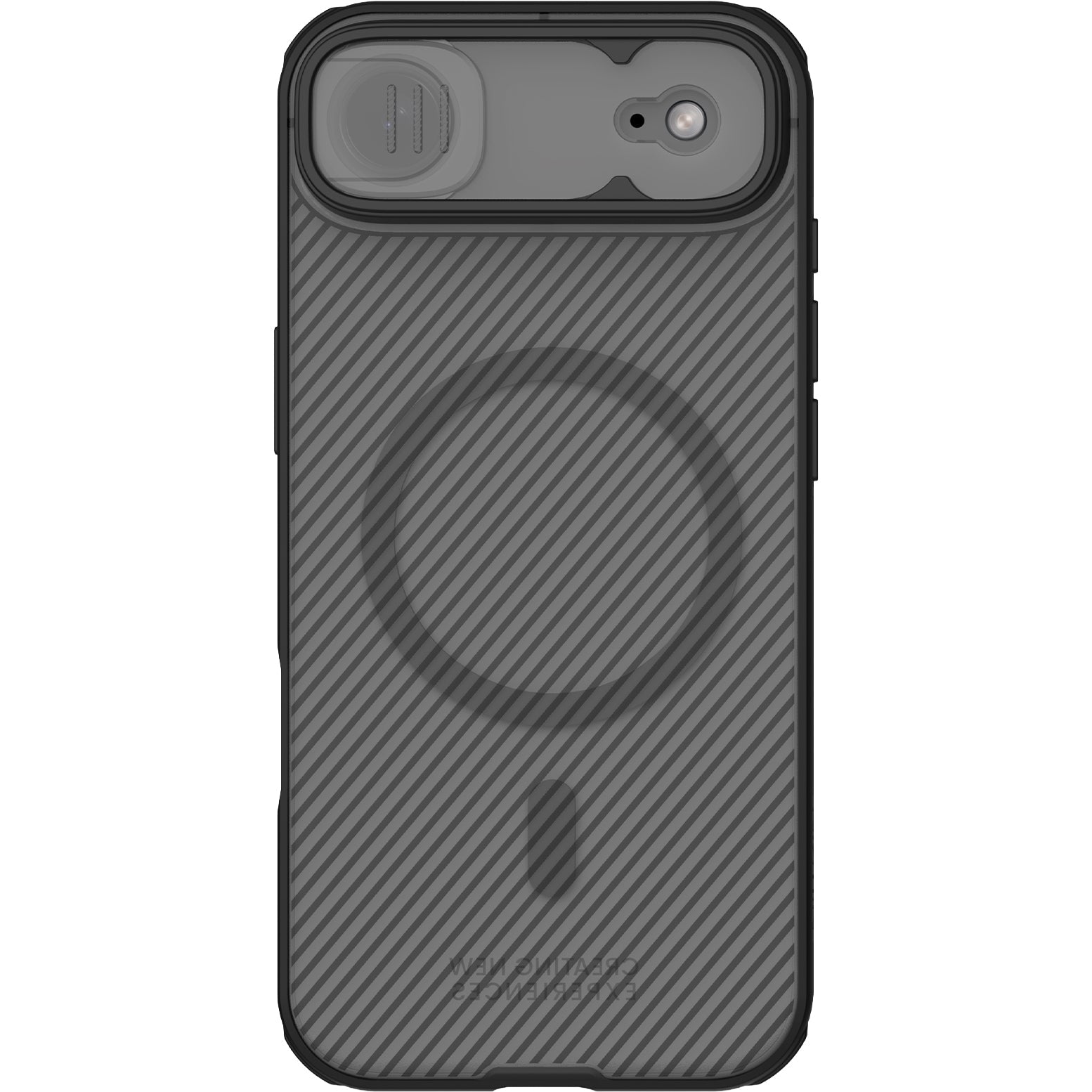 Handyhülle für iPhone Air, Nillkin CamShield Pro Magnetic mit MagSafe, Durchscheinend-Schwarz