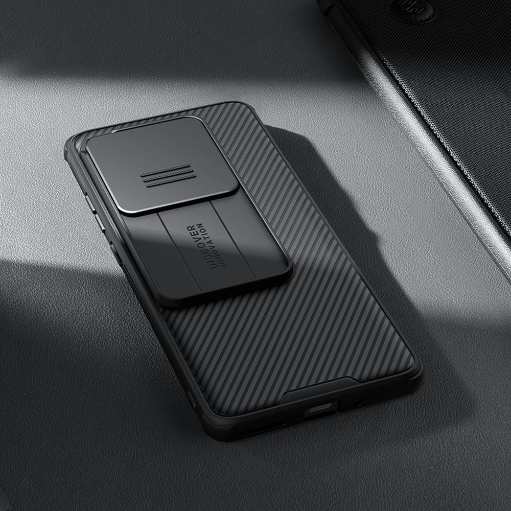 Schutzhülle für OnePlus 12R, Nillkin CamShield Pro, Schwarz