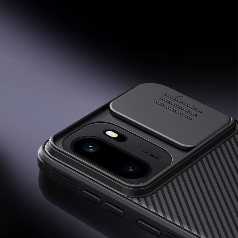 Handyhülle mit Kameraschutz für OnePlus 15R, Nillkin CamShield Pro, Schwarz