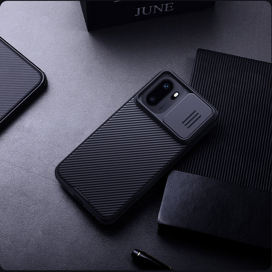 Handyhülle mit Kameraschutz für OnePlus 15R, Nillkin CamShield Pro, Schwarz