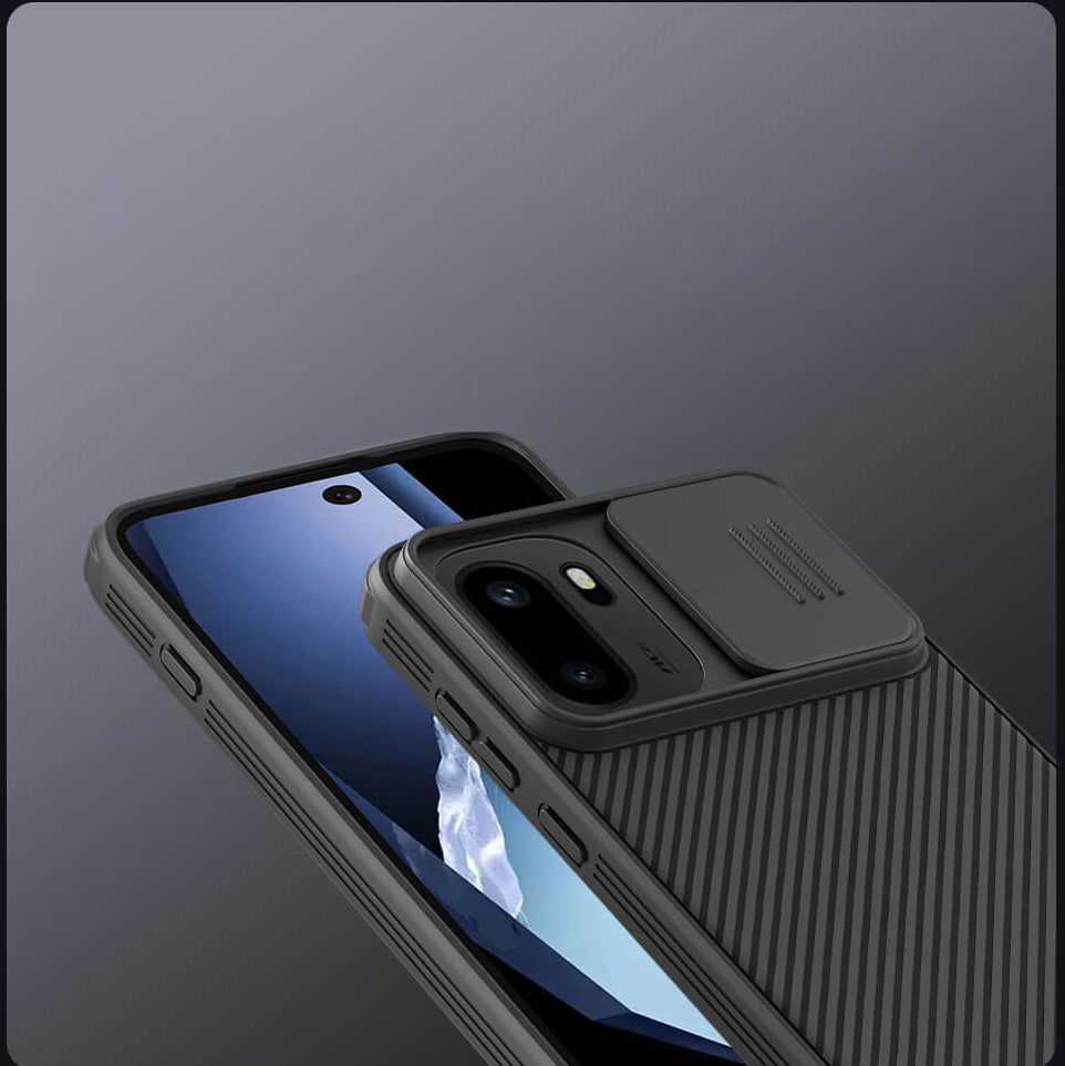 Handyhülle mit Kameraschutz für OnePlus 15R, Nillkin CamShield Pro, Schwarz