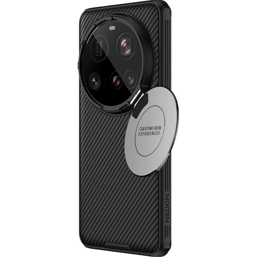 Handyhülle mit Kameraabdeckung für Xiaomi 15 Ultra, Nillkin CamShield Prop, Schwarz