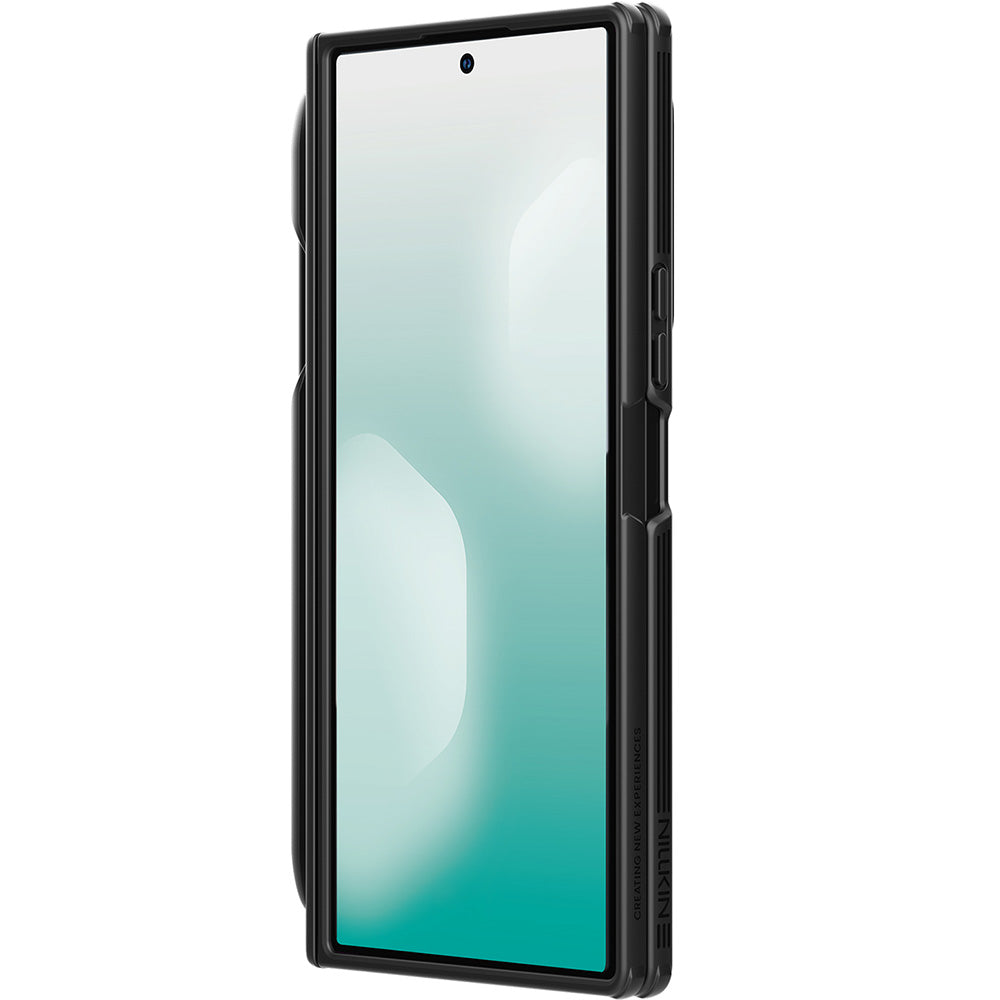 Handyhülle mit Kameraschutz und Stift für Galaxy Z Fold7, Nillkin CamShield Prop, Schwarz