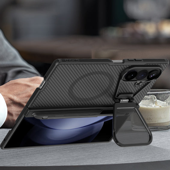 Handyhülle für Galaxy Z Fold8 Ultra, Nillkin CamShield Prop Magnetic mit MagSafe, Schwarz und Transparent