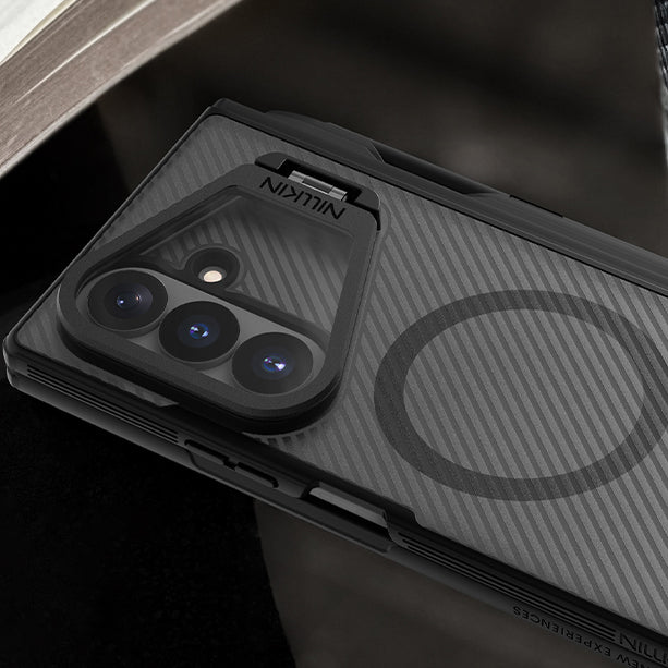 Handyhülle für Galaxy Z Fold8 Ultra, Nillkin CamShield Prop Magnetic mit MagSafe, Schwarz und Transparent