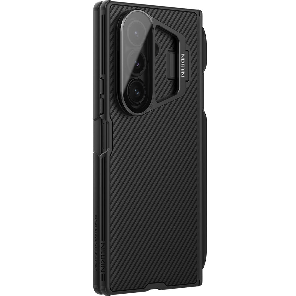 Handyhülle mit Kameraschutz und Stift für Galaxy Z Fold7, Nillkin CamShield Prop Magnetic, Schwarz