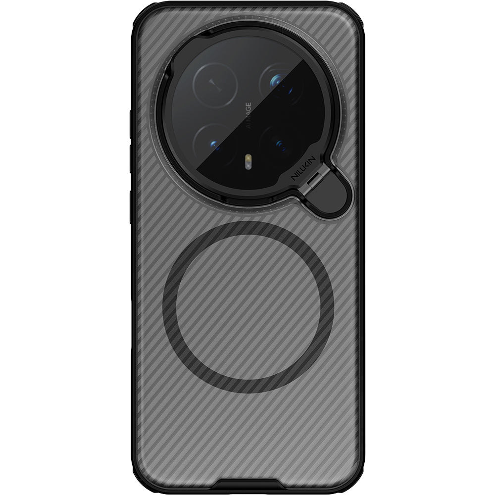 Handyhülle für Honor Magic8 Pro, Nillkin CamShield Prop Magnetic mit MagSafe, Transluzent mit Schwarz