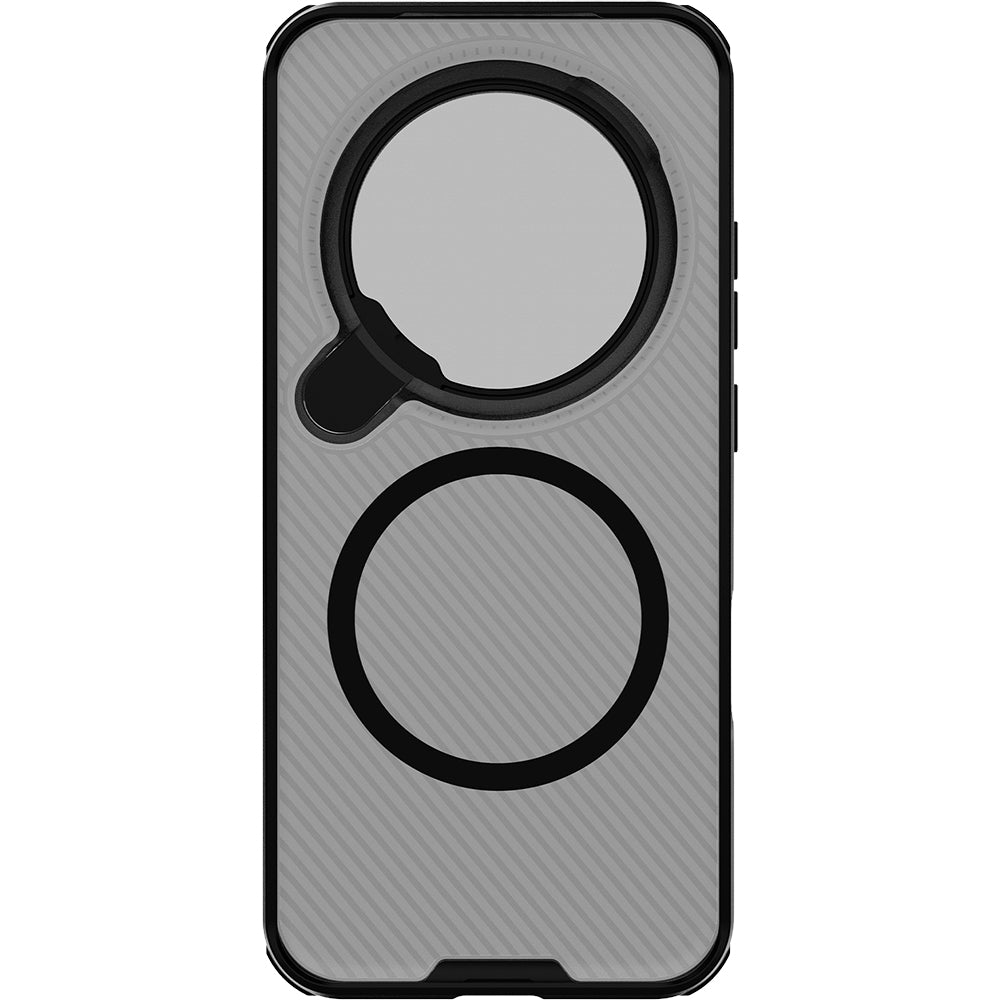 Handyhülle für Honor Magic8 Pro, Nillkin CamShield Prop Magnetic mit MagSafe, Transluzent mit Schwarz