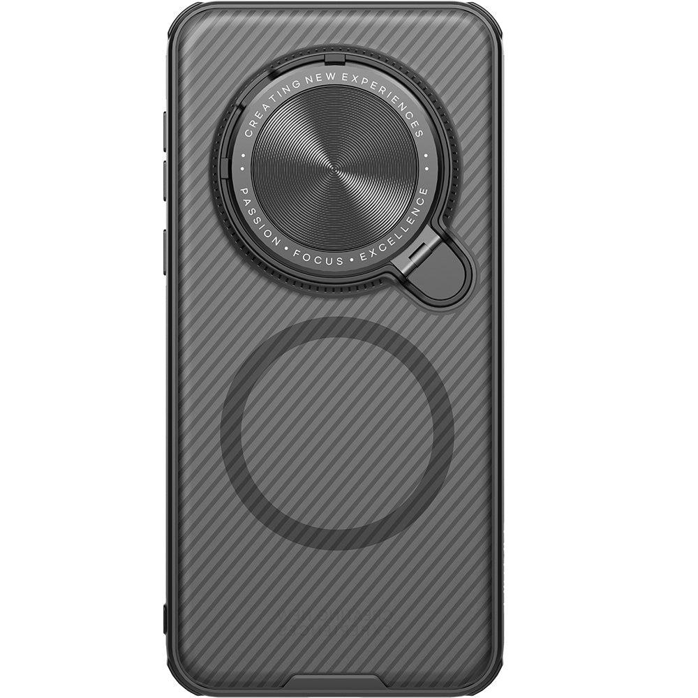 Handyhülle für Honor Magic7 Pro, Nillkin CamShield Prop Magnetic mit MagSafe, Transluzent mit Schwarz