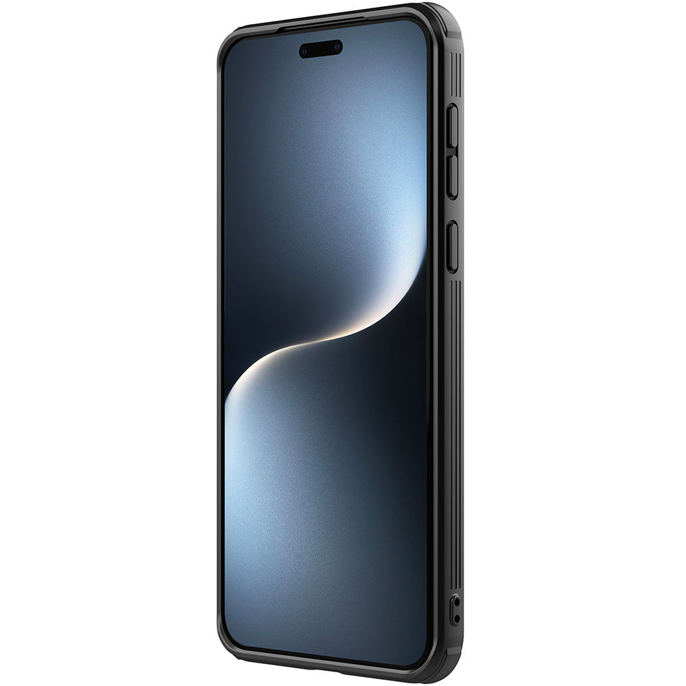 Handyhülle für Honor Magic7 Pro, Nillkin CamShield Prop Magnetic mit MagSafe, Transluzent mit Schwarz