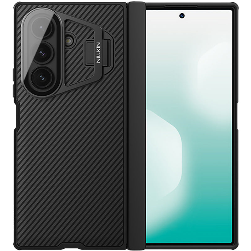 Handyhülle mit Kameraschutz für Galaxy Z Fold7, Nillkin CamShield Prop Magnetic, Schwarz