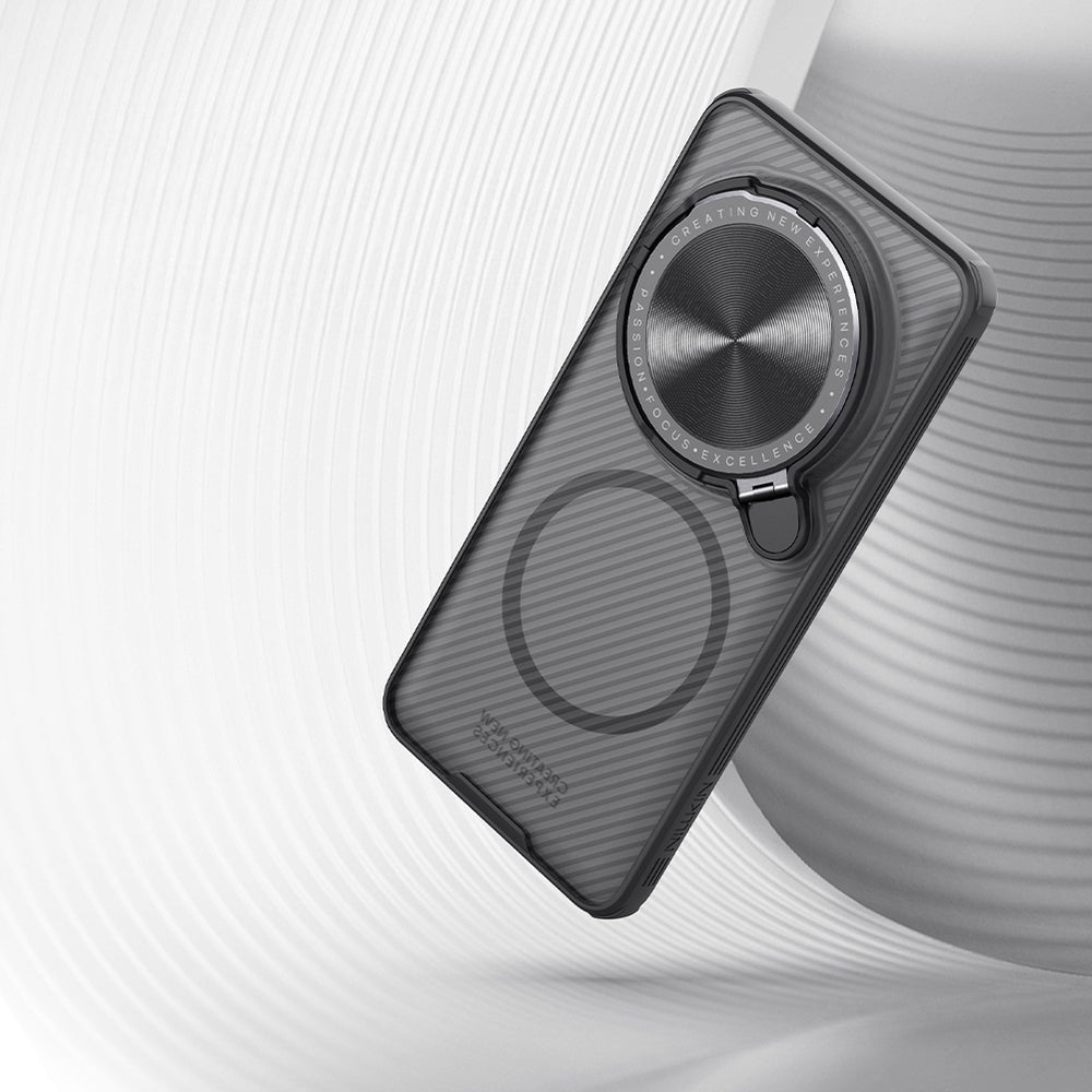 Handyhülle für Xiaomi 15 Ultra, Nillkin CamShield Prop Magnetic mit MagSafe, Durchscheinend mit schwarzen Rahmen