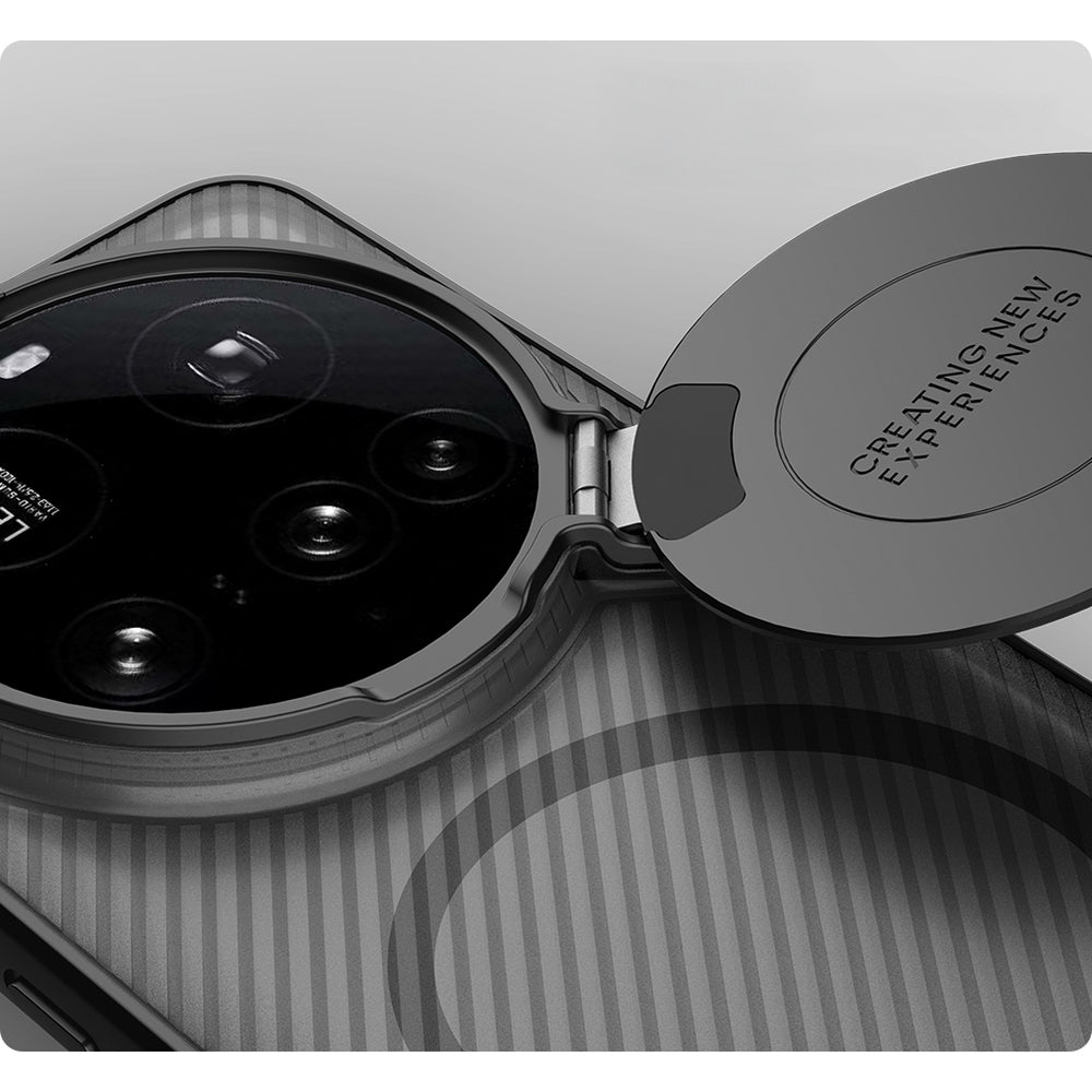 Handyhülle für Xiaomi 15 Ultra, Nillkin CamShield Prop Magnetic mit MagSafe, Durchscheinend mit schwarzen Rahmen