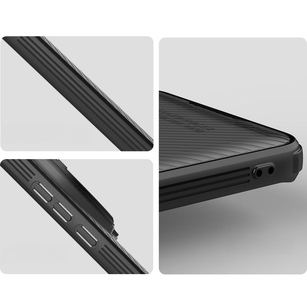 Handyhülle für Xiaomi 15 Ultra, Nillkin CamShield Prop Magnetic mit MagSafe, Durchscheinend mit schwarzen Rahmen