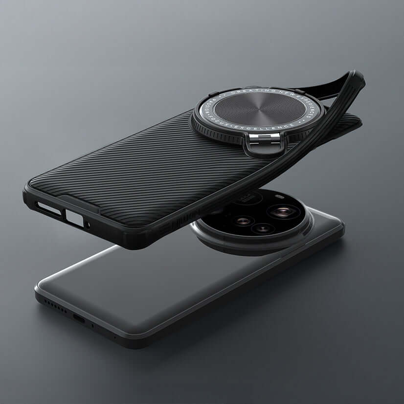 Handyhülle für Xiaomi 15 Ultra, Nillkin CamShield Prop Magnetic mit MagSafe, Schwarz