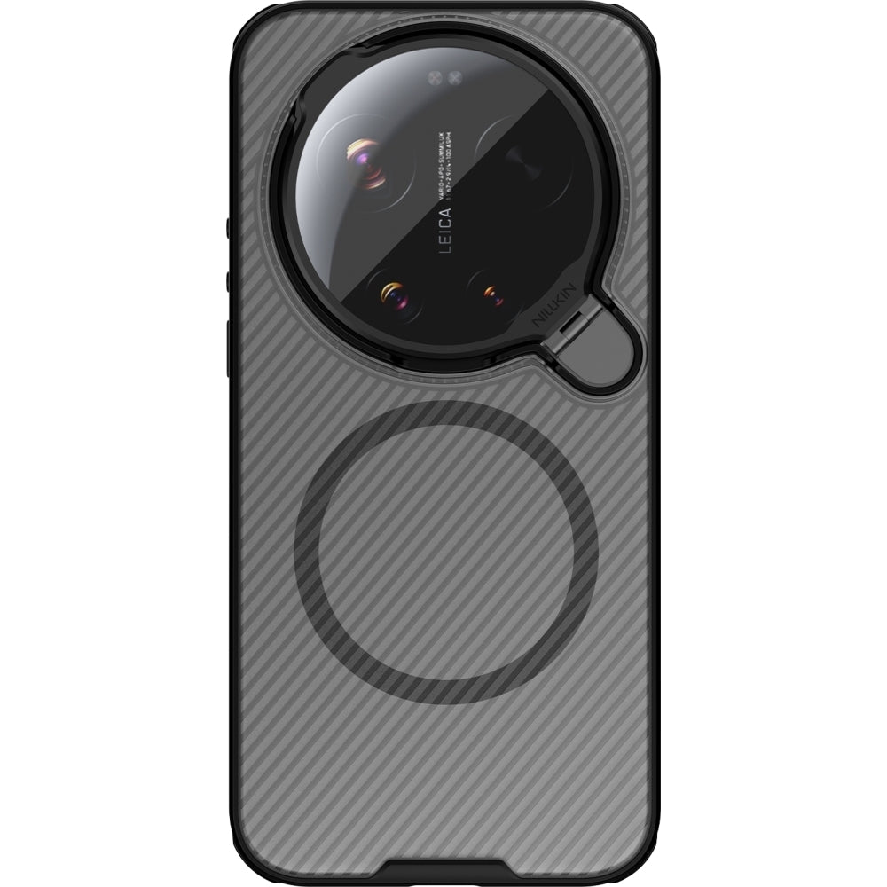 Handyhülle für Xiaomi 17 Ultra, Nillkin CamShield Prop Magnetic mit MagSafe, Transparent Schwarz