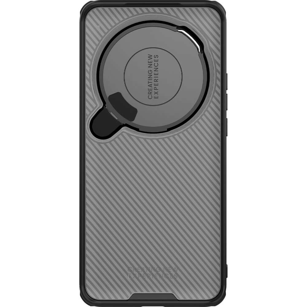 Handyhülle mit Kameraabdeckung für Xiaomi 15 Ultra, Nillkin CamShield Prop, Rauchiges Schwarz