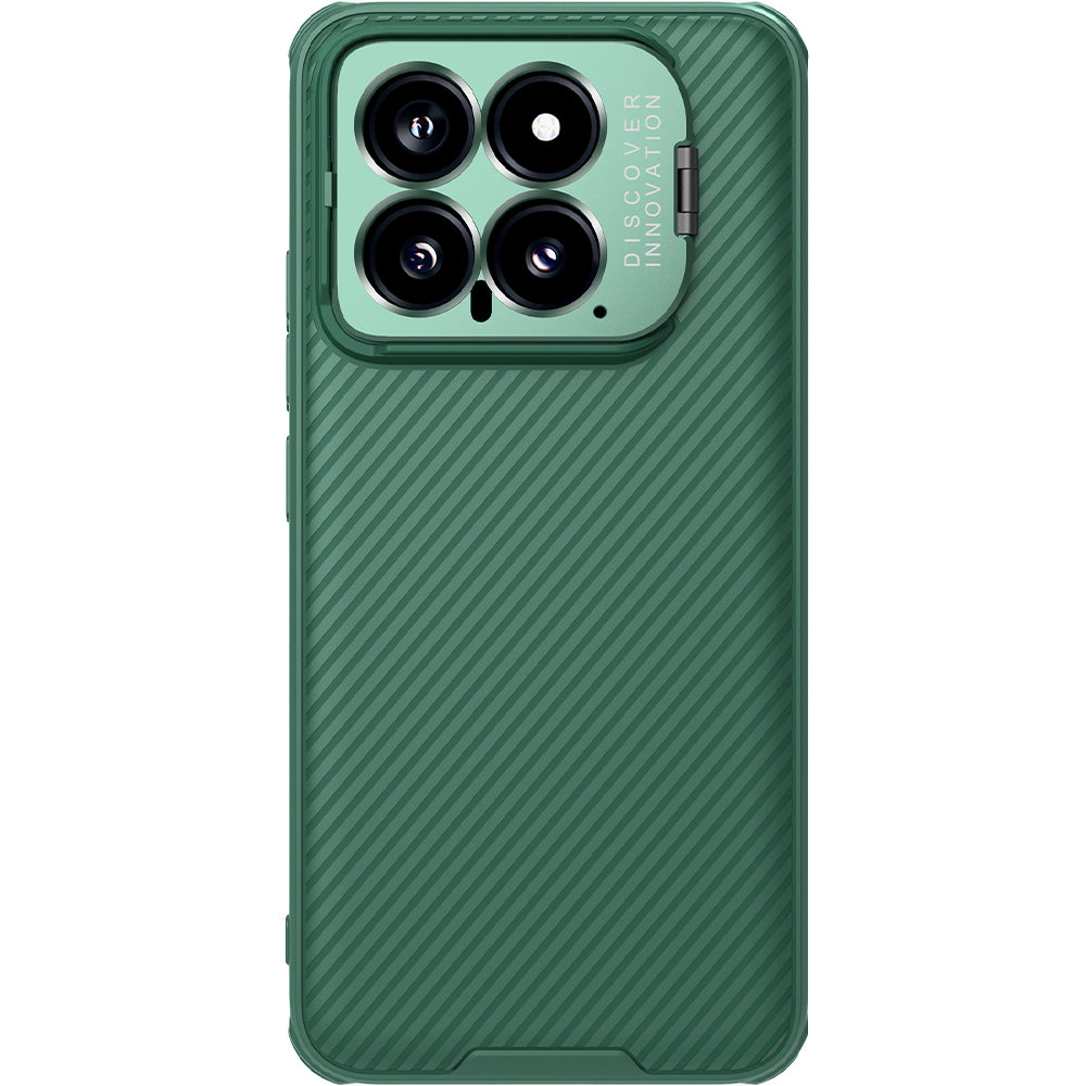 Schutzhülle für Xiaomi 14, Nillkin CamShield Prop mit Aussparung für die Kamera, Grün