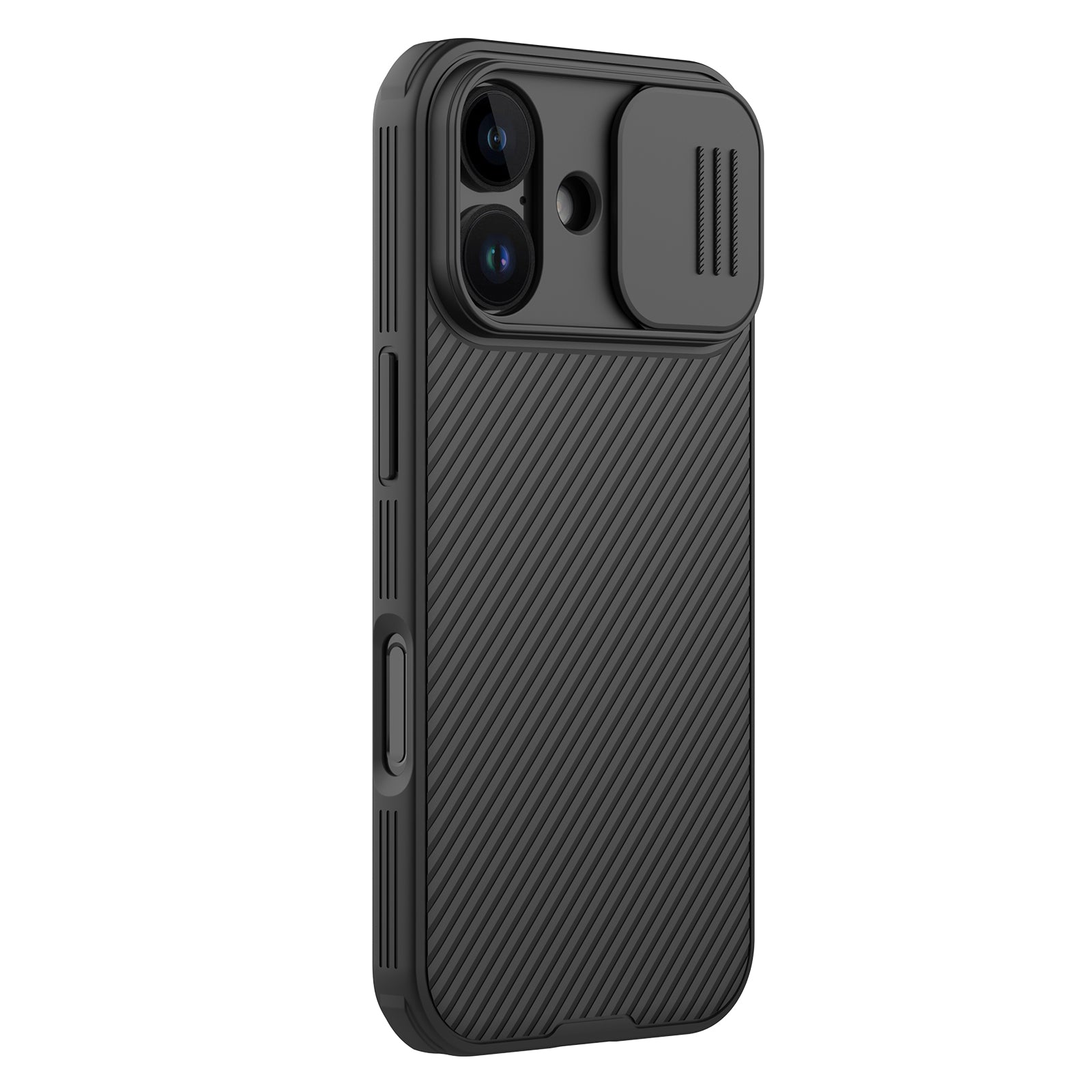 Handyhülle mit Kameraschutz für Apple iPhone 17 mit MagSafe, Nillkin CamShield Pro Magnetic, Schwarz