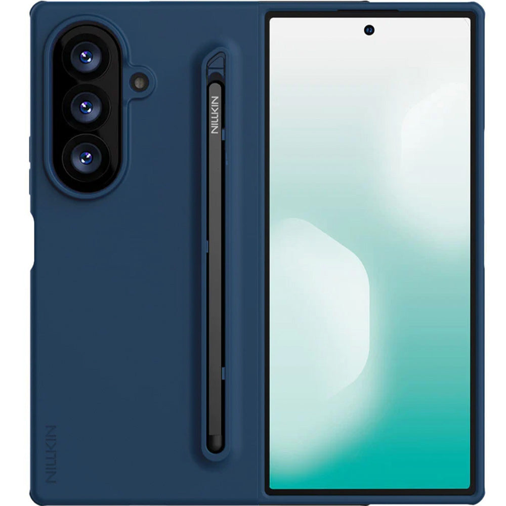 Handyhülle mit Stift für Galaxy Z Fold8 Ultra, Nillkin Flex Pure Fold Case, Dunkelblau