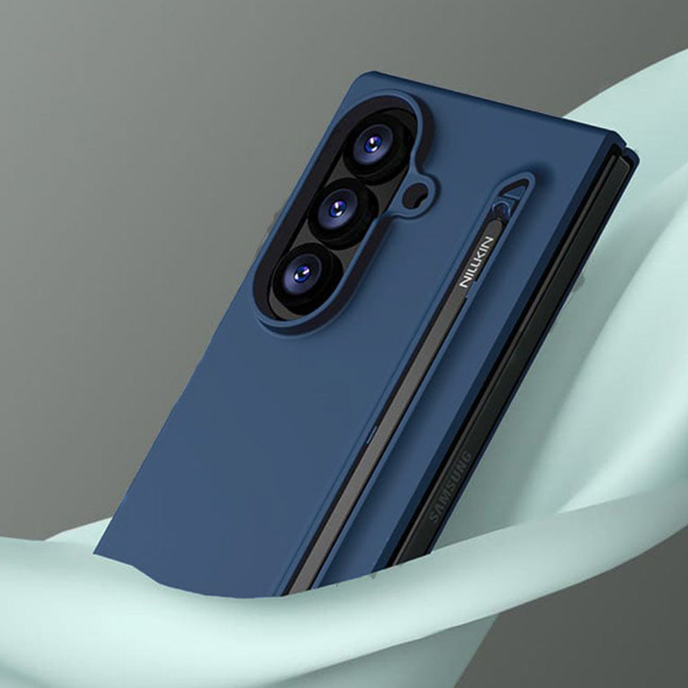 Handyhülle mit Stift für Galaxy Z Fold8 Ultra, Nillkin Flex Pure Fold Case, Dunkelblau