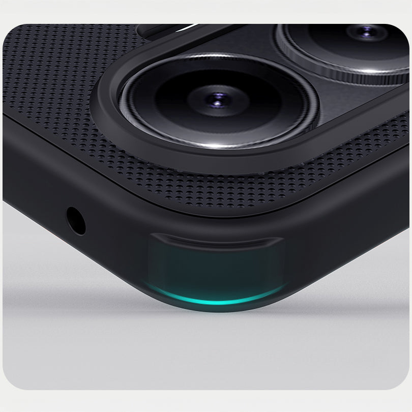 Handyhülle für Xiaomi Poco F7, Nillkin Frosted Shield Pro, Schwarz