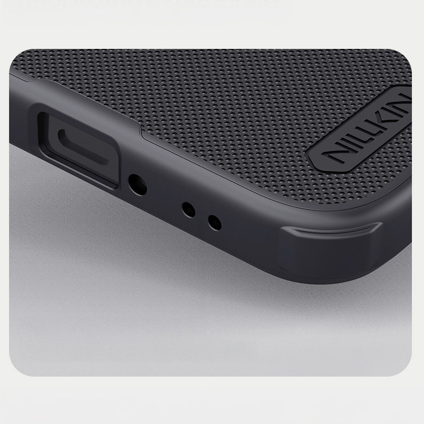 Handyhülle für Xiaomi Poco F7, Nillkin Frosted Shield Pro, Schwarz