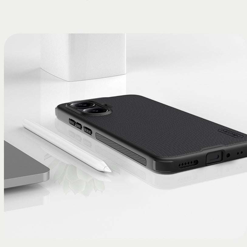 Handyhülle für Xiaomi Poco F7, Nillkin Frosted Shield Pro, Schwarz