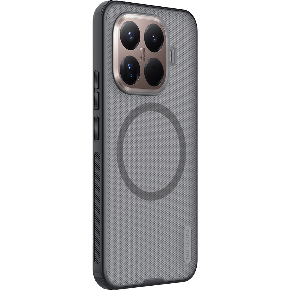 Handyhülle für Xiaomi 15T Pro, Nillkin Frosted Shield Pro Magnetic mit MagSafe, Schwarz und Transparent