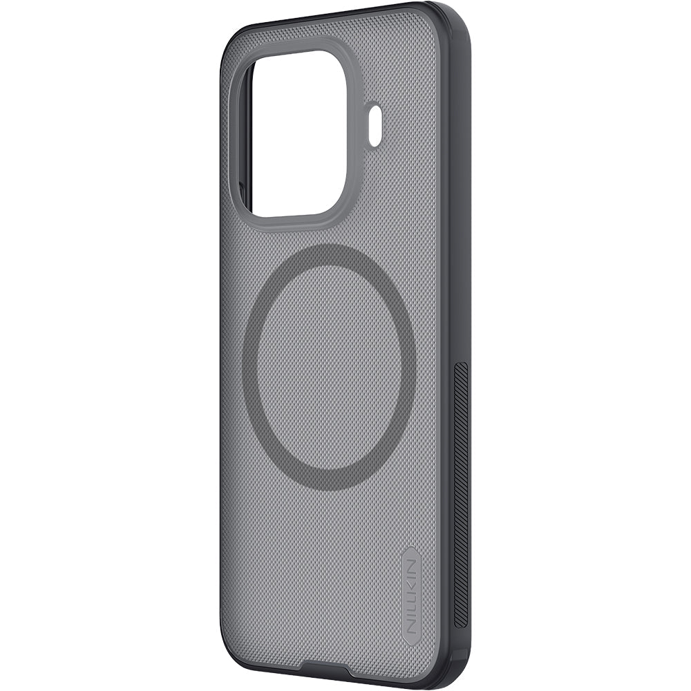 Handyhülle für Xiaomi 15T Pro, Nillkin Frosted Shield Pro Magnetic mit MagSafe, Schwarz und Transparent