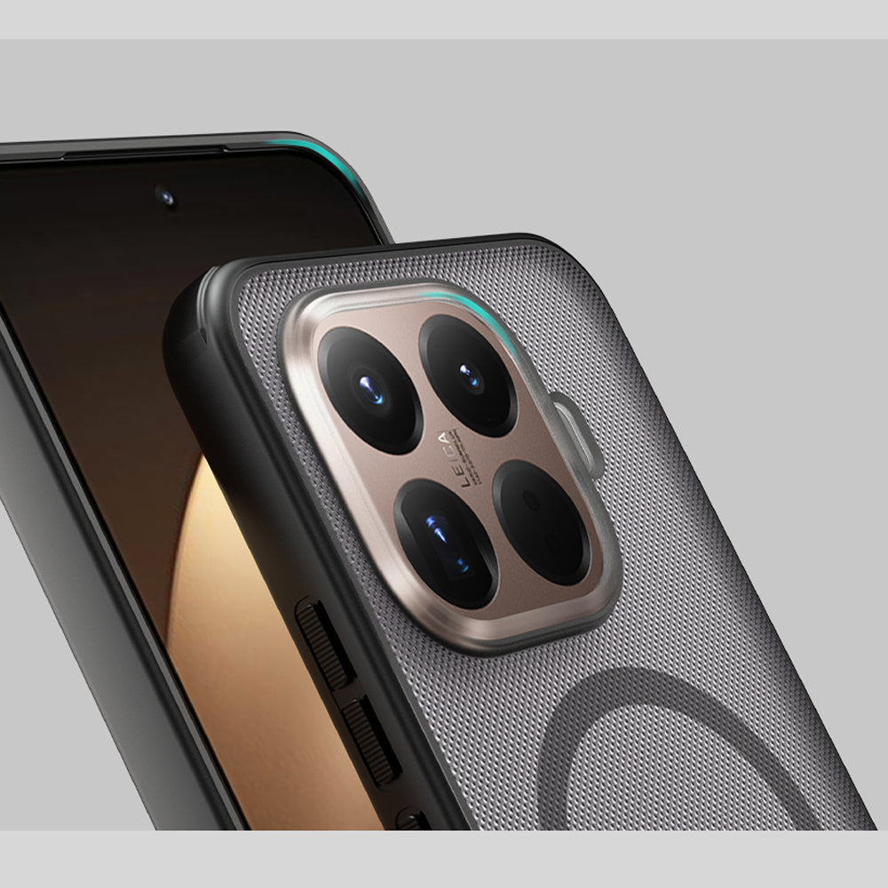 Handyhülle für Xiaomi 15T Pro, Nillkin Frosted Shield Pro Magnetic mit MagSafe, Schwarz und Transparent