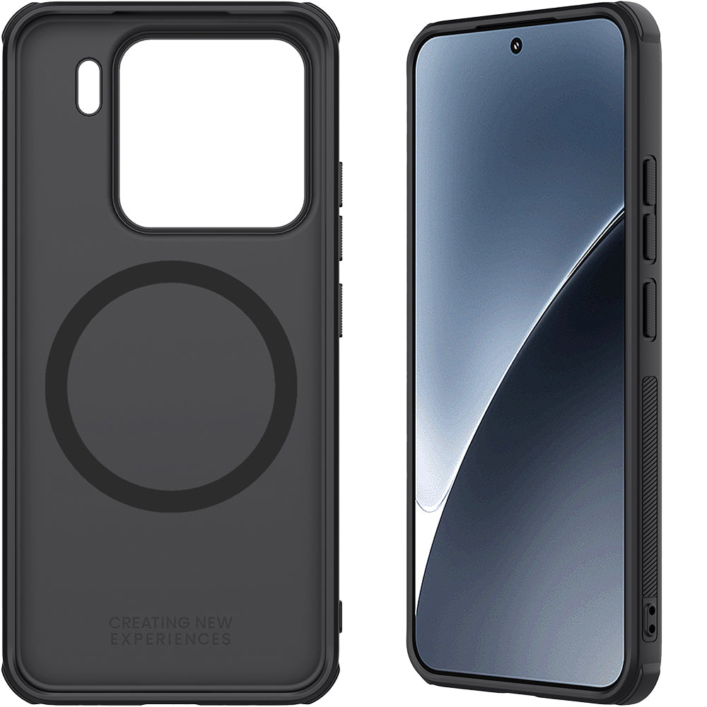 Handyhülle für Xiaomi 15, Nillkin Frosted Shield Pro Magnetic, Schwarz