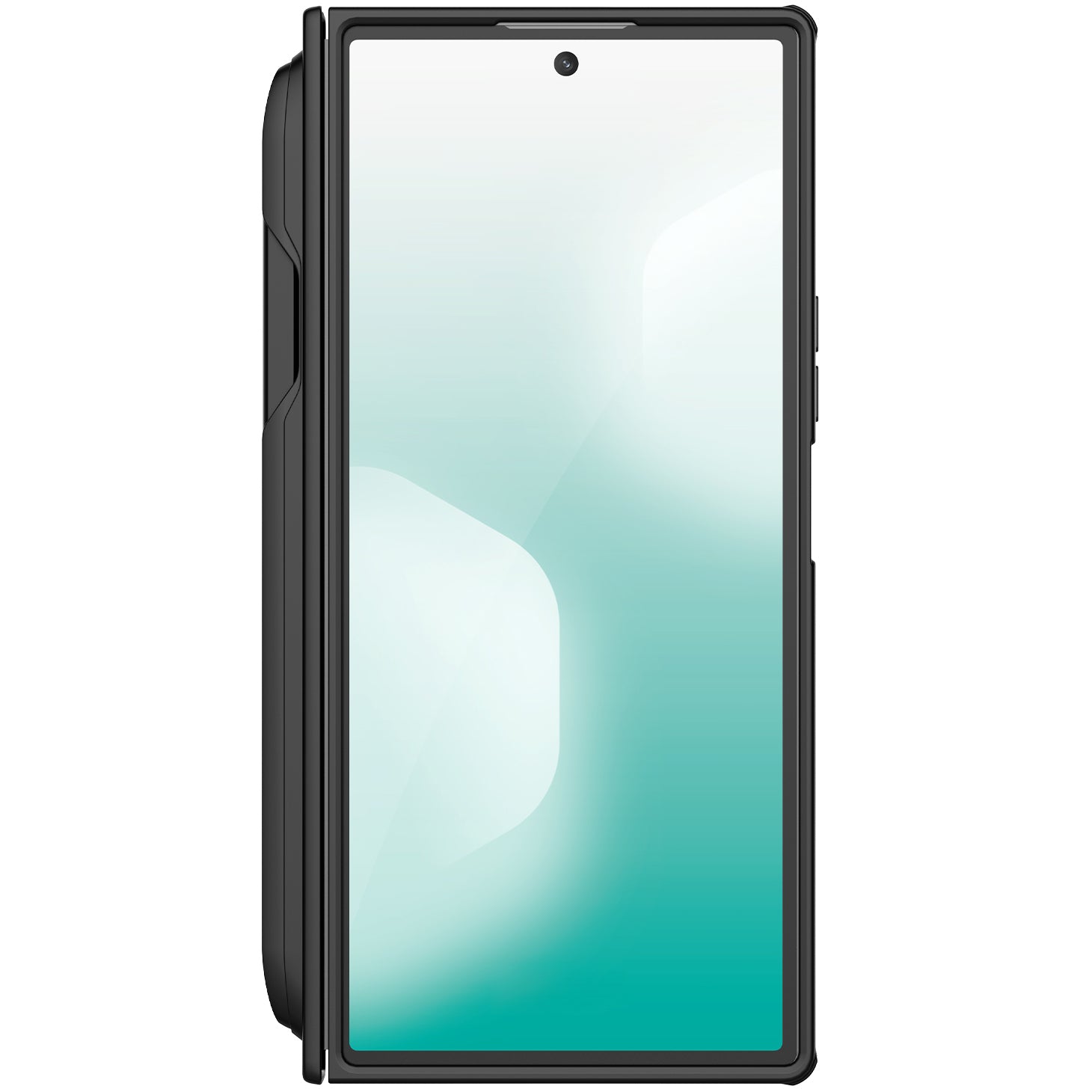 Handyhülle für Galaxy Z Fold7, Nillkin Super Frosted Shield Fold Pen, Schwarz
