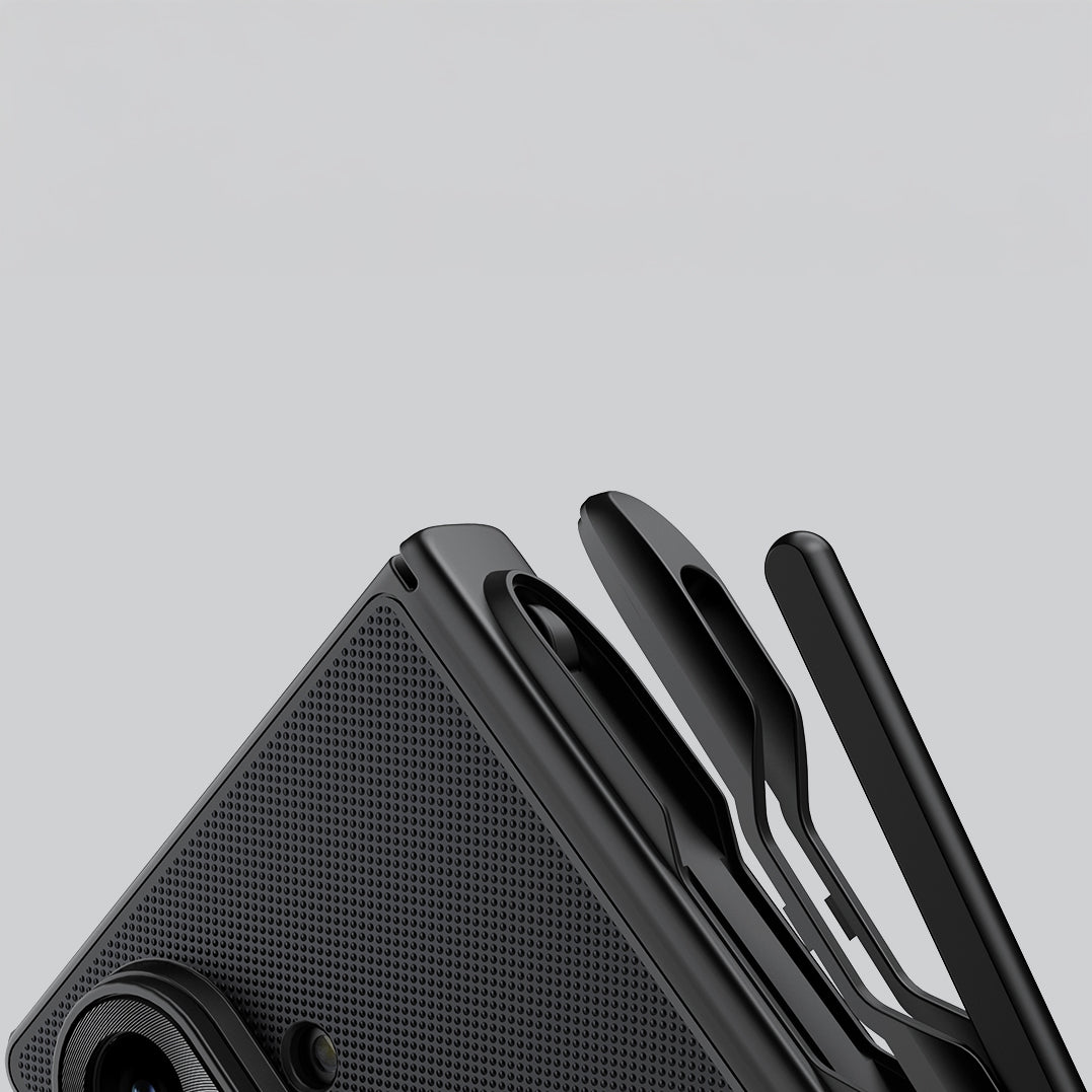 Handyhülle für Galaxy Z Fold7, Nillkin Super Frosted Shield Fold Pen, Schwarz
