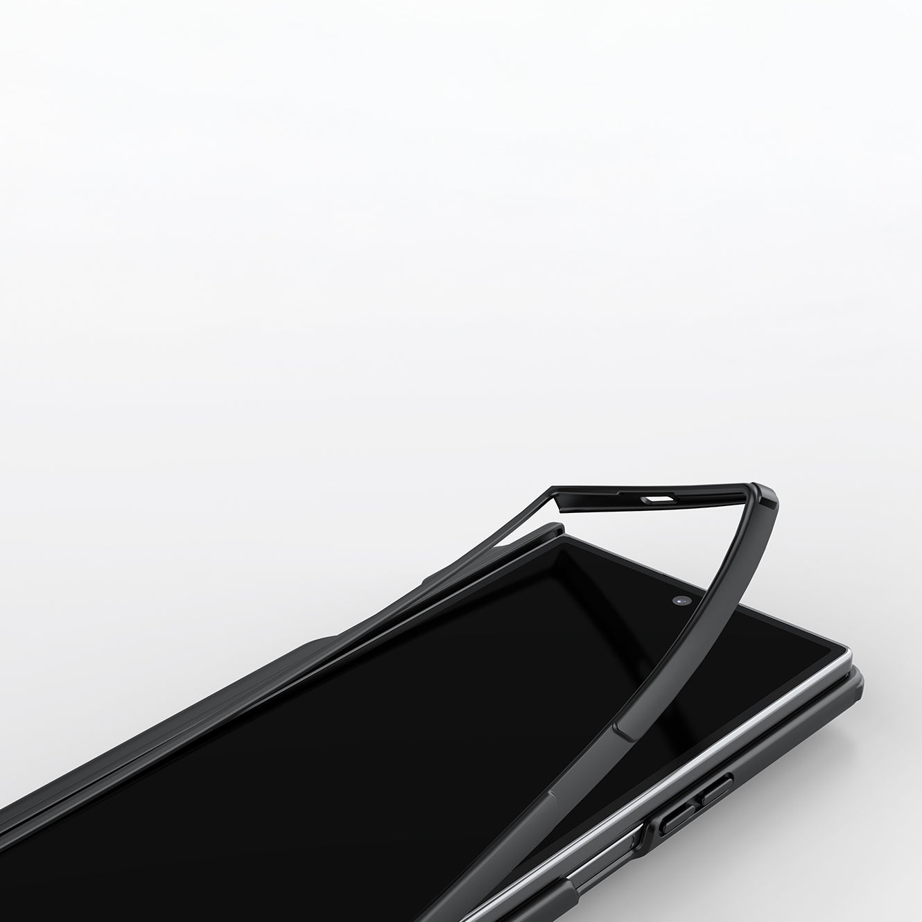 Handyhülle für Galaxy Z Fold7, Nillkin Super Frosted Shield Fold Pen, Schwarz