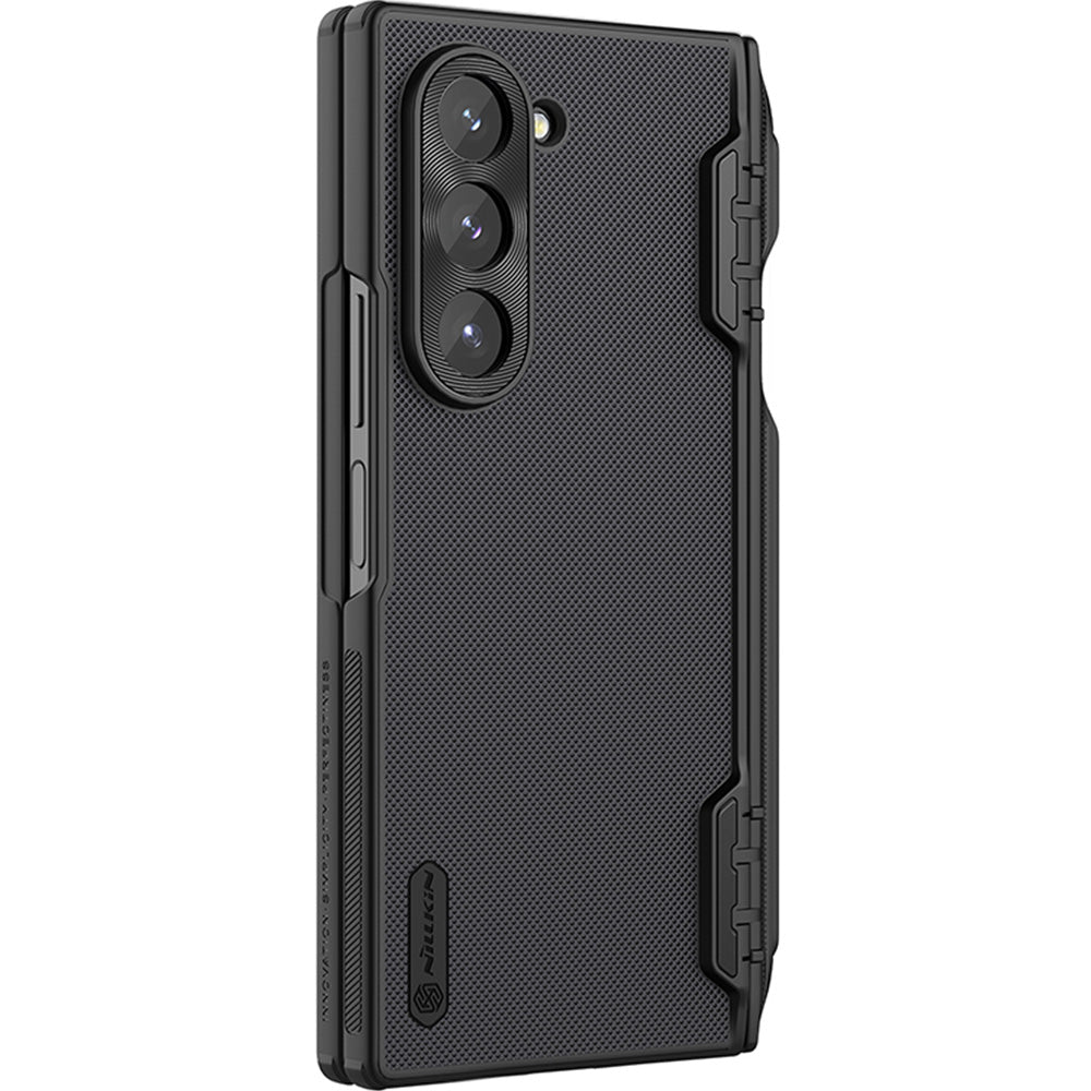 Handyhülle für Galaxy Z Fold6, Nillkin Super Frosted Shield Fold Pen, Schwarz