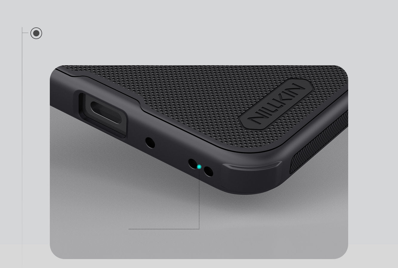 Handyhülle für Galaxy A17 5G, Nillkin Frosted Shield Pro, Schwarz